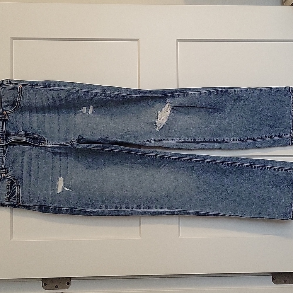 Jordache Stylish Distressed Blue Jeans for Girls